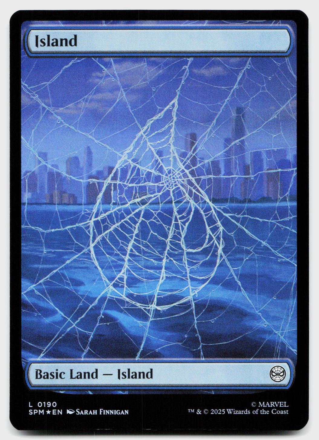 Island (0190) 190 Land Marvel's Spider-Man Magic: The Gathering