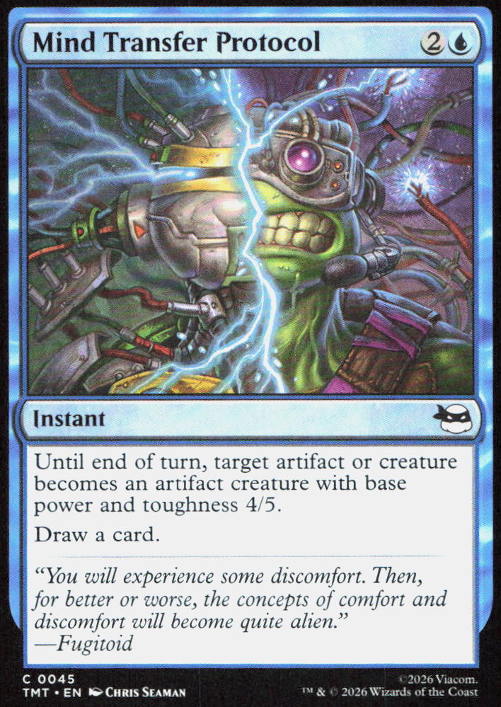 Mind Transfer Protocol 0045 Teenage Mutant Ninja Turtles Magic: The Gathering