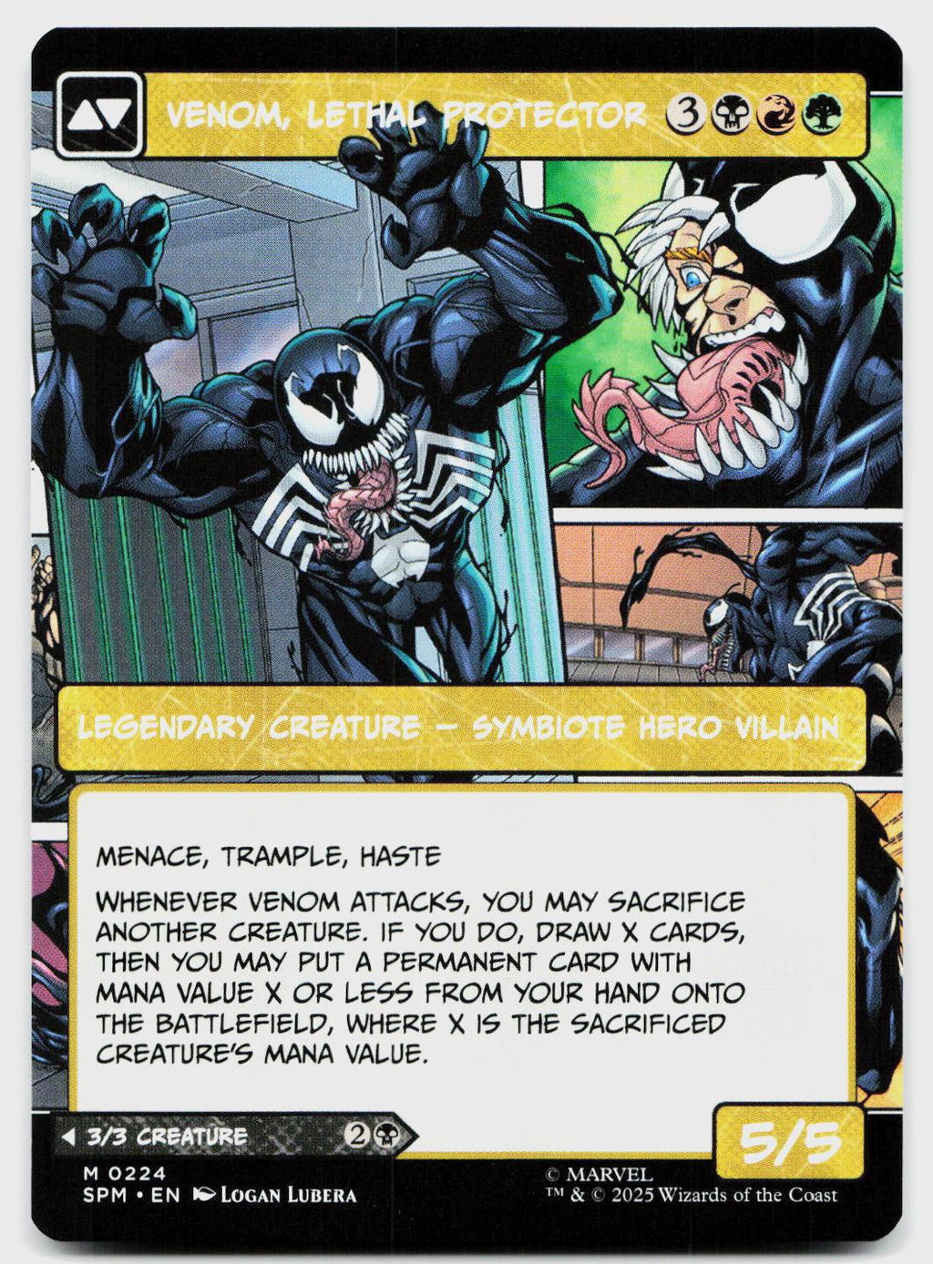 Eddie Brock (0224) (Borderless) 224 Marvel's Spider-Man Magic: The Gathering