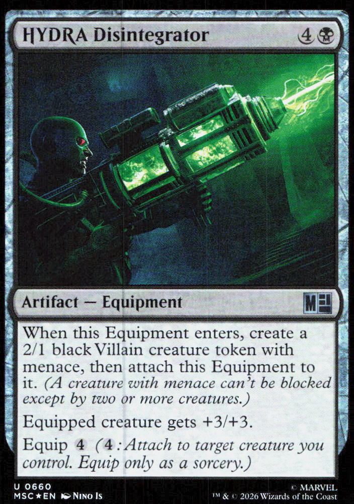 HYDRA Disintegrator 660 Commander: Marvel Super Heroes Magic: The Gathering
