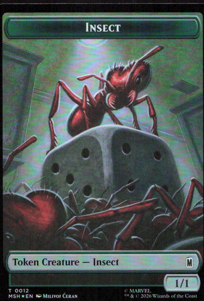 Soldier // Clue Double-Sided Token 004/017 Marvel Super Heroes MTG