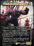 T'Challa, the Black Panther (Borderless) 7 Commander: Marvel Super Heroes MTG