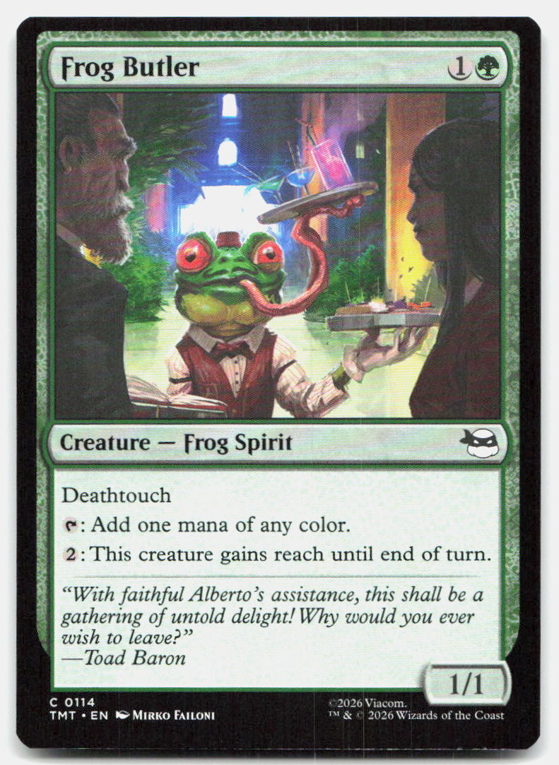 Frog Butler 0114 Common Teenage Mutant Ninja Turtles Magic: The Gathering