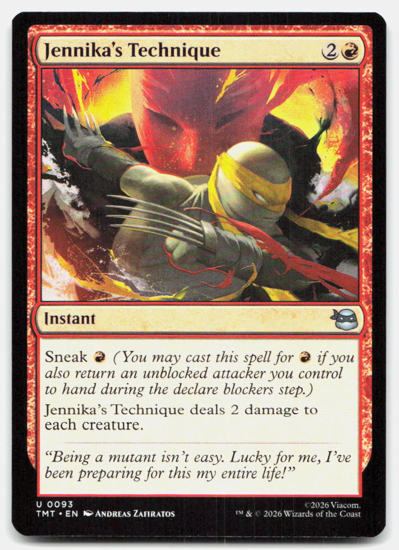 Jennika's Technique 0093 Teenage Mutant Ninja Turtles Magic: The Gathering