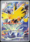 Zapdos 133/128 Illustration Rare ME: 30th Celebration Pokemon Holo