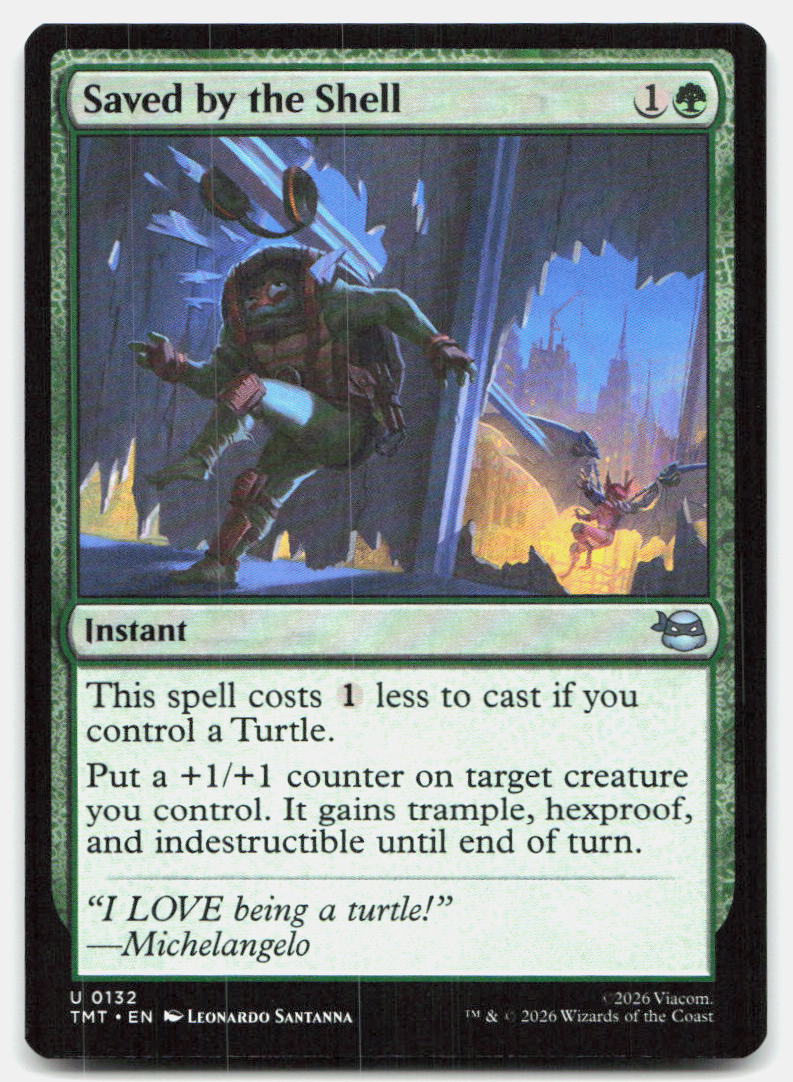 Saved by the Shell 0132 Teenage Mutant Ninja Turtles Magic: The Gathering