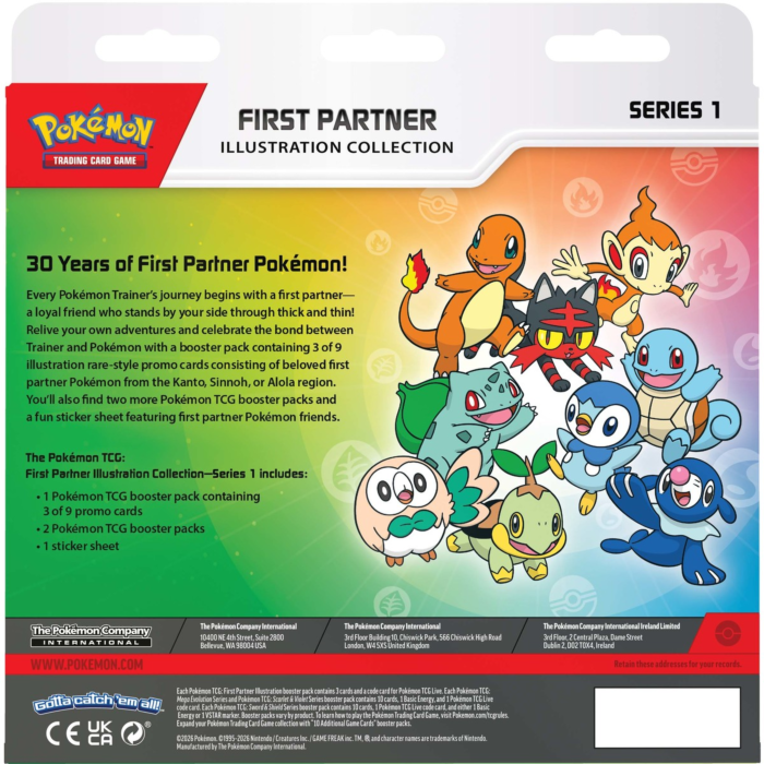 Pokémon - First Partner Illustration Collection Series 1 Box Set
