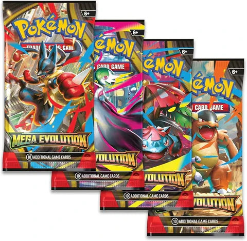 Pokémon TCG - Mega Evolution Base Booster Pack Down Under Trading Cards