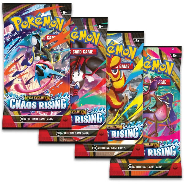 Pokémon - TCG - Mega Evolution Chaos Rising Booster Pack Down Under Trading Cards