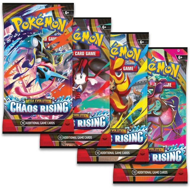 Pokémon - TCG - Mega Evolution Chaos Rising Booster Pack Down Under Trading Cards