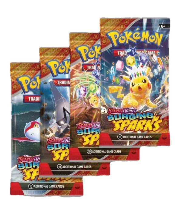 Pokémon TCG - Surging Sparks Booster Pack Down Under Trading Cards
