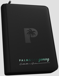 Palms Off Gaming - Collector's Series SIDE LOADER Zip Binder 9 Pocket - BLACK