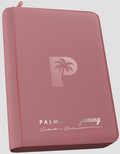 Palms Off Gaming - Collector's Series SIDE LOADER Zip Binder 9 Pocket - PINK