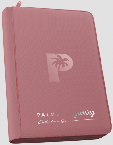 Palms Off Gaming - Collector's Series SIDE LOADER Zip Binder 9 Pocket - PINK