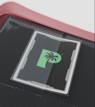 Palms Off Gaming - Collector's Series SIDE LOADER Zip Binder 9 Pocket - PINK