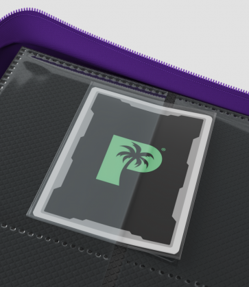Palms Off Gaming - Collector's Series SIDE LOADER Zip Binder 9 Pocket - PURPLE
