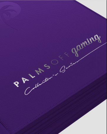 Palms Off Gaming - Collector's Series SIDE LOADER Zip Binder 9 Pocket - PURPLE
