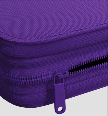 Palms Off Gaming - Collector's Series SIDE LOADER Zip Binder 9 Pocket - PURPLE