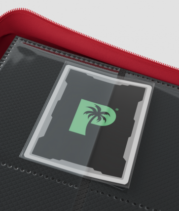 Palms Off Gaming - Collector's Series SIDE LOADER Zip Binder 9 Pocket - RED