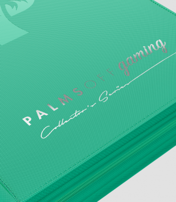 Palms Off Gaming - Collector's Series SIDE LOADER Zip Binder 9 Pocket - TURQUOISE