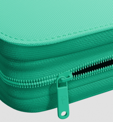 Palms Off Gaming - Collector's Series SIDE LOADER Zip Binder 9 Pocket - TURQUOISE