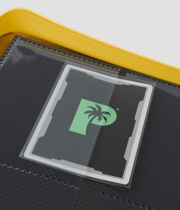Palms Off Gaming - Collector's Series SIDE LOADER Zip Binder 9 Pocket - YELLOW