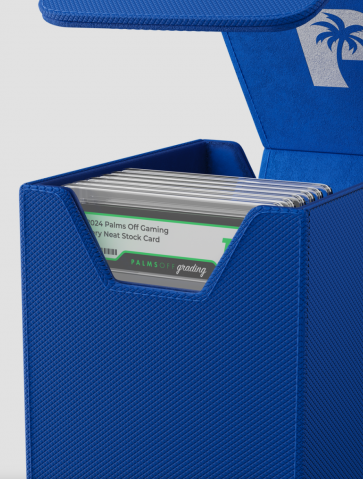 Palms Off Gaming - Collector's Series Graded Card Storage Case - Small - BLUE